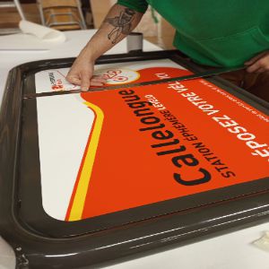 Installation adhésifs - le velo